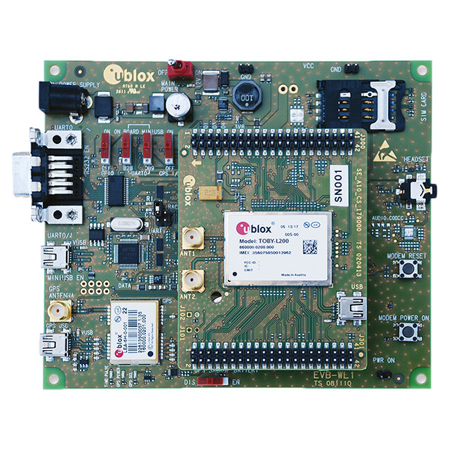 EVK-L24-00S u-blox  Cartes de kits d'évaluation et de développement RF